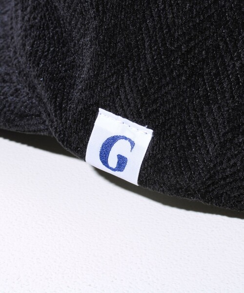 GLOSTER（グロスター）の「【GLOSTER/グロスター】ヘリンボーン ロングブリムキャップ（キャップ・メンズ・ブラック/グレー/オフホワイト・FREE）」の7枚目の写真