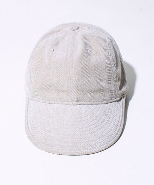 GLOSTER（グロスター）の「【GLOSTER/グロスター】ヘリンボーン ロングブリムキャップ（キャップ・メンズ・ブラック/グレー/オフホワイト・FREE）」の11枚目の写真