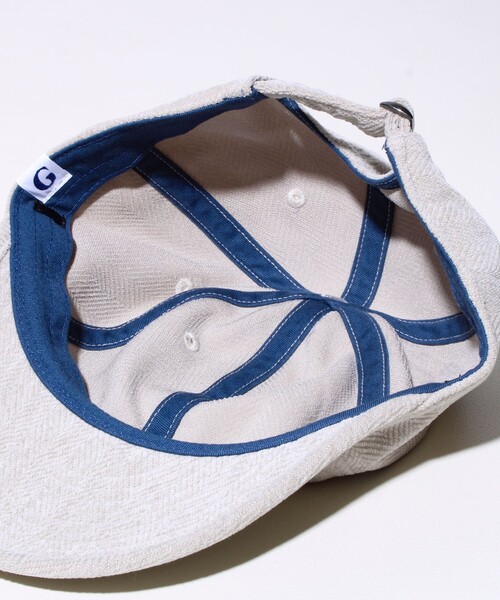 GLOSTER（グロスター）の「【GLOSTER/グロスター】ヘリンボーン ロングブリムキャップ（キャップ・メンズ・ブラック/グレー/オフホワイト・FREE）」の15枚目の写真