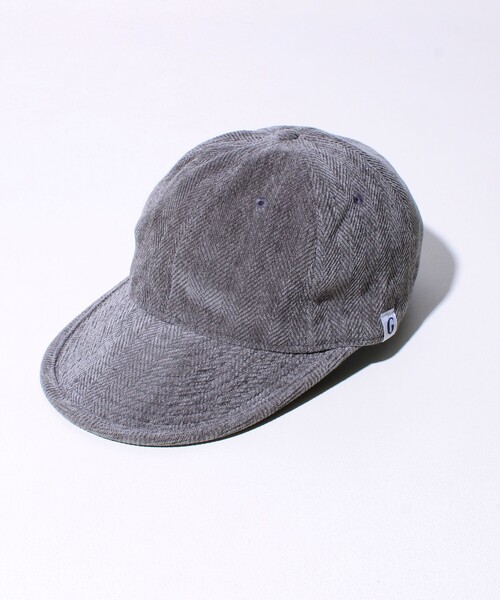 GLOSTER（グロスター）の「【GLOSTER/グロスター】ヘリンボーン ロングブリムキャップ（キャップ・メンズ・ブラック/グレー/オフホワイト・FREE）」の17枚目の写真