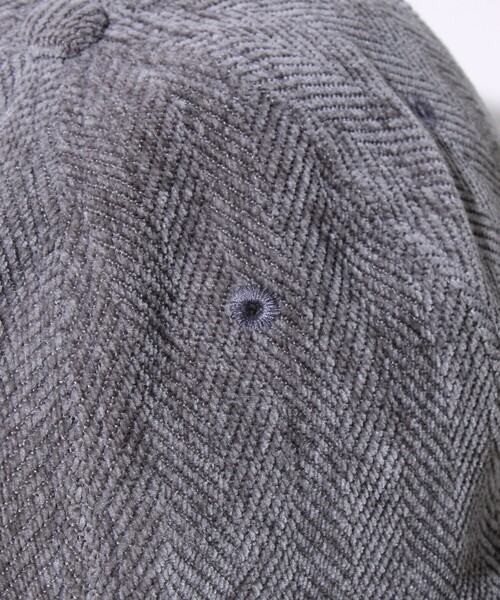 GLOSTER（グロスター）の「【GLOSTER/グロスター】ヘリンボーン ロングブリムキャップ（キャップ・メンズ・ブラック/グレー/オフホワイト・FREE）」の20枚目の写真