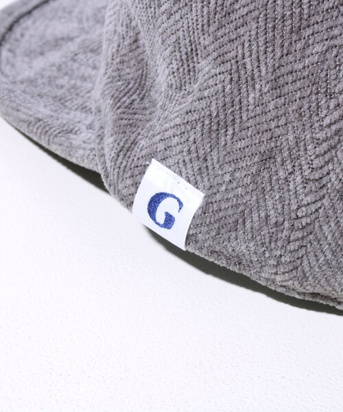GLOSTER（グロスター）の「【GLOSTER/グロスター】ヘリンボーン ロングブリムキャップ（キャップ・メンズ・ブラック/グレー/オフホワイト・FREE）」の21枚目の写真