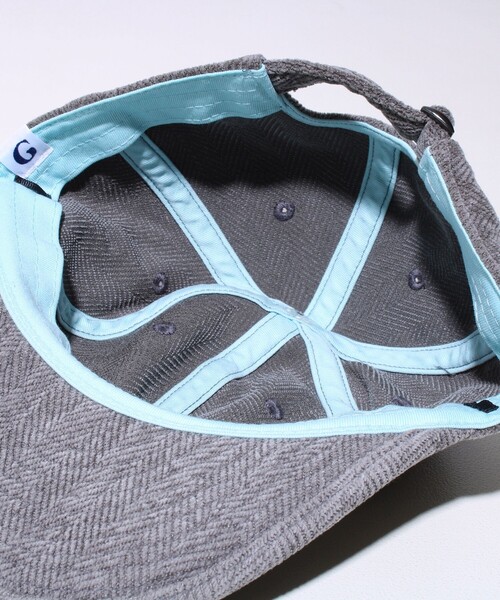 GLOSTER（グロスター）の「【GLOSTER/グロスター】ヘリンボーン ロングブリムキャップ（キャップ・メンズ・ブラック/グレー/オフホワイト・FREE）」の22枚目の写真
