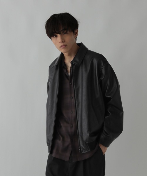 【未使用】メゾンドドルチェ　グロッシーブルゾン　黒フリーサイズ 未使用】メゾンドドルチェ グロッシーブルゾン 黒フリーサイズ 楽天