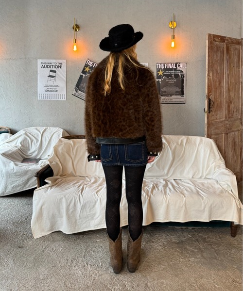 SHAGGIE（シャギー）の「【ViVi掲載】ストラップ付きウエスタンショートブーツ（ブーツ・レディース・ブラック/ブラウン/ホワイト・X-LARGE/LARGE/MEDIUM/SMALL）」の9枚目の写真