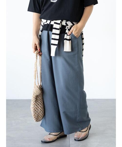 Lugnoncure（ルノンキュール）の「麻風イージーパンツ（その他パンツ・レディース・ブラック/チャコールグレー/パープル/ブラウン・F）」の22枚目の写真