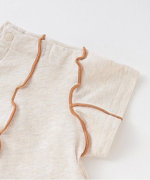 petit main（プティマイン）の「アニマル柄セットアップ（セットアップ・キッズ・ライトベージュ/ブラック・70cm/80ｃｍ）」の6枚目の写真