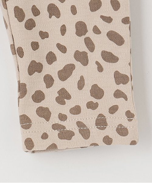 petit main（プティマイン）の「アニマル柄セットアップ（セットアップ・キッズ・ライトベージュ/ブラック・70cm/80ｃｍ）」の9枚目の写真