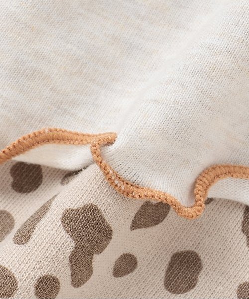 petit main（プティマイン）の「アニマル柄セットアップ（セットアップ・キッズ・ライトベージュ/ブラック・70cm/80ｃｍ）」の10枚目の写真