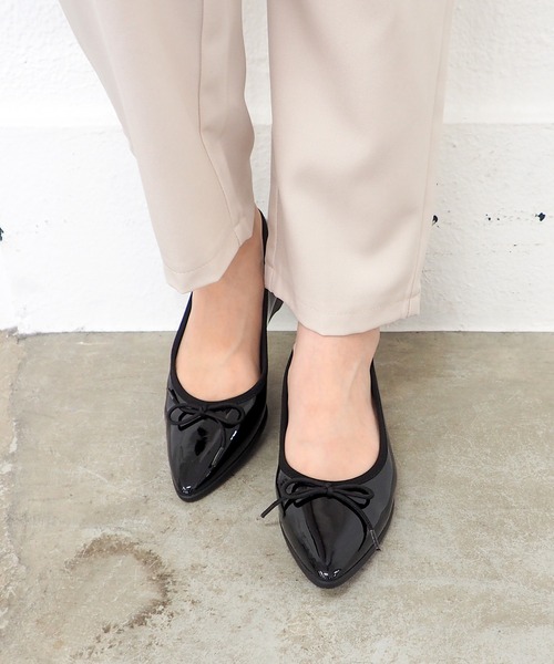 cava cava（サヴァサヴァ）の「晴雨兼用｜バレエシューズ　7305433（バレエシューズ・レディース・グレイッシュベージュ/ブラック/クリアブラック/ブルー・22.5cm/24.5cm/24cm/23.5cm/23cm）」の15枚目の写真