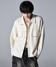 ADRER | fuwamochi chain Knit cardigan jk/ふわもちチェーンニットカーディガンジャケット(カーディガン/ボレロ)