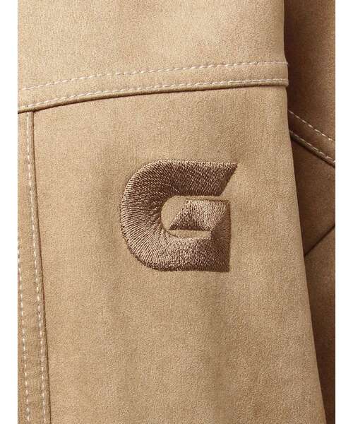 GYDA（ジェイダ）の「Gバックエンボスジャケット（ブルゾン・レディース・ブラック/ベージュ・FREE）」の16枚目の写真