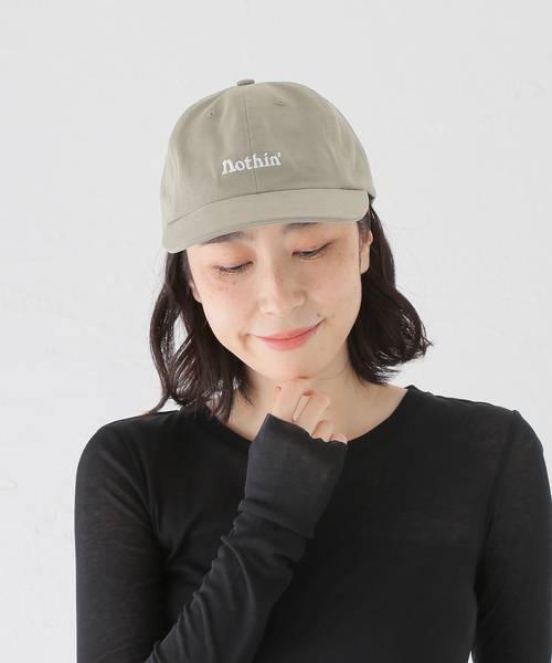 JOURNAL STANDARD（ジャーナルスタンダード）の「【NOTHIN SPECIAL/ナッシンスペシャル】 LOGO 6-PANEL（キャップ・レディース・カーキ/ブラック・FREE）」の11枚目の写真