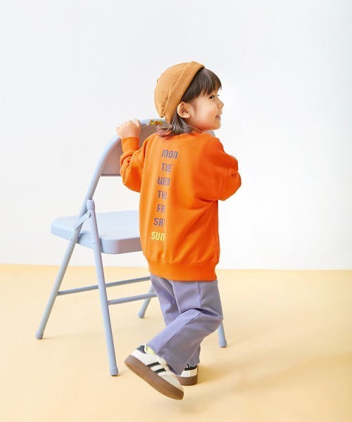devirock(デビロック)の「【EN-JOY】どっちも前だから1人でお着替え カラフル リブフレアパンツ(その他パンツ・キッズ・ピンク系2/パープル系1/ピンク系1/グリーン系1/ブラック系1/グレー系1・80cm/90cm/110cm/100cm/120cm/130cm)」の12枚目の写真