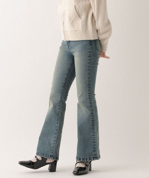 セール】【脚長×美脚を叶える、Heatherの新定番】ISKOフレアデニム