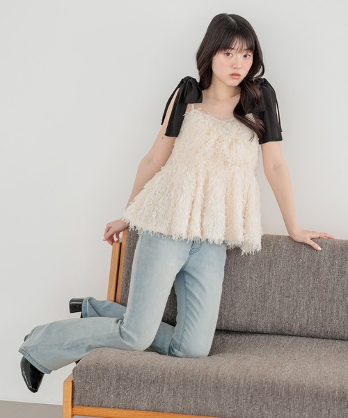 脚長×美脚を叶える、Heatherの新定番】ISKOフレアデニムパンツ 575793