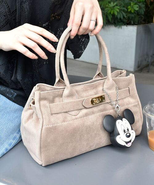 le.coeur blanc(ルクールブラン)の「スエードスクエアトート(トートバッグ・レディース・ブラウン/ベージュ・FREE)」の1枚目の写真