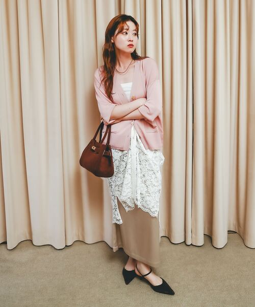 le.coeur blanc(ルクールブラン)の「スエードスクエアトート(トートバッグ・レディース・ブラウン/ベージュ・FREE)」の11枚目の写真