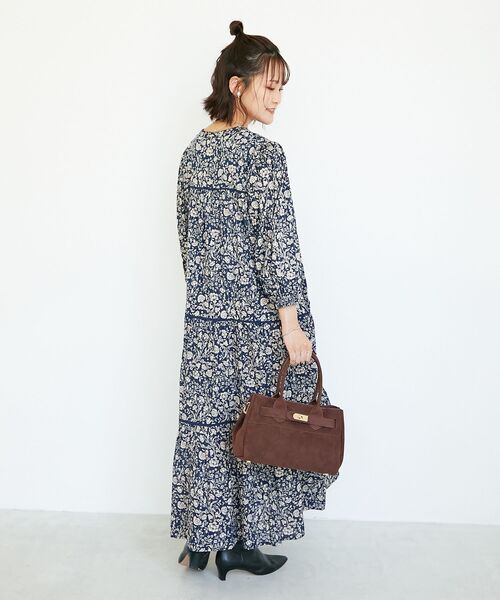 le.coeur blanc(ルクールブラン)の「スエードスクエアトート(トートバッグ・レディース・ブラウン/ベージュ・FREE)」の20枚目の写真