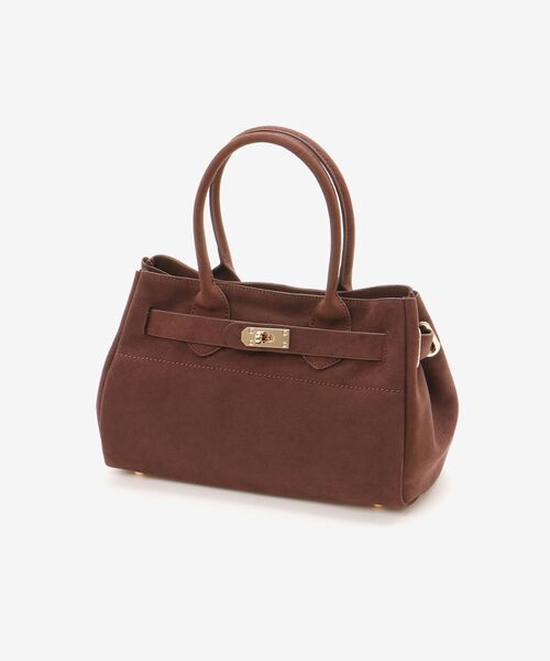 le.coeur blanc(ルクールブラン)の「スエードスクエアトート(トートバッグ・レディース・ブラウン/ベージュ・FREE)」の22枚目の写真