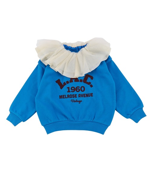 Ocean&Ground（オーシャン&グラウンド）の「フリルカラースウェット（スウェット・キッズ・イエロー/ブルー・80/90/95/100/110/120/130/140）」の7枚目の写真