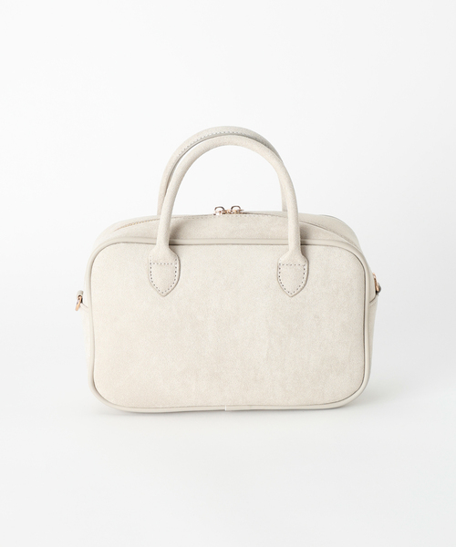 VELETTO(ベレット)の「VELETTO/ベレット エコスウェードボストン(ボストンバッグ・レディース・チャコールグレー/ブラウン・FREE)」の10枚目の写真
