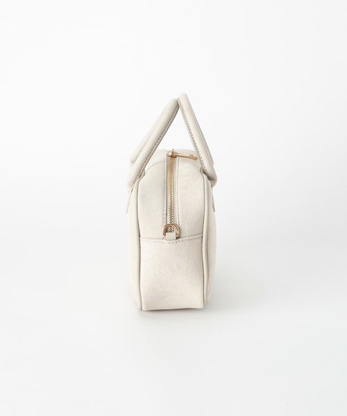 VELETTO(ベレット)の「VELETTO/ベレット エコスウェードボストン(ボストンバッグ・レディース・チャコールグレー/ブラウン・FREE)」の11枚目の写真
