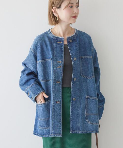 セール】【WEB限定】デニムカバーオール（デニムジャケット