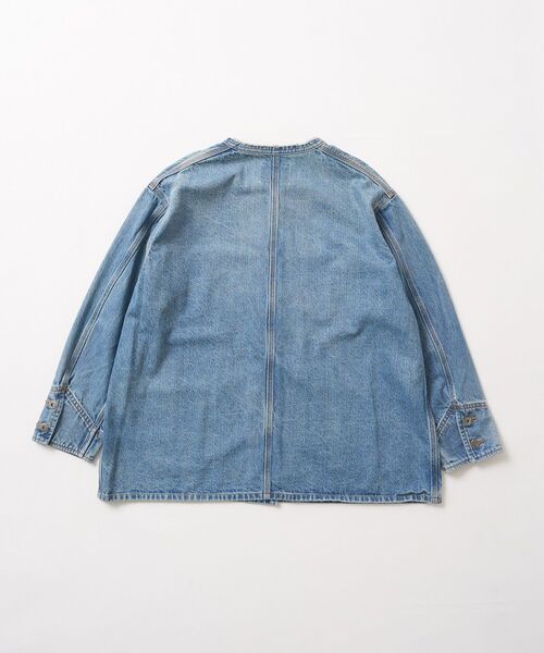 デニムカバーオールジャケット EIGHT-G(エイトジー) デニムカバーオール デニム襟 / 8JK-01B / 定番