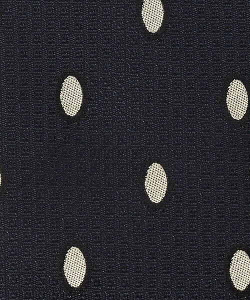 Holliday & Brown（ホリデーアンドブラウン）の「＜HOLLIDAY＆BROWN＞ドットジャガードネクタイ（ネクタイ・メンズ・ネイビー/ダークグレー・FREE）」の5枚目の写真