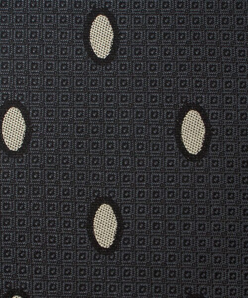 Holliday & Brown（ホリデーアンドブラウン）の「＜HOLLIDAY＆BROWN＞ドットジャガードネクタイ（ネクタイ・メンズ・ネイビー/ダークグレー・FREE）」の9枚目の写真