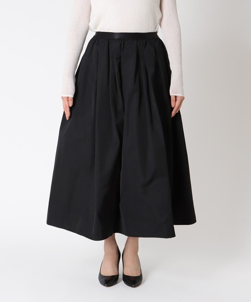 Three Four Time（ｽﾘｰﾌｫｰﾀｲﾑ）の「タフタギャザースカート（スカート・レディース・キャメル/レッド/ブラック・FREE）」の17枚目の写真