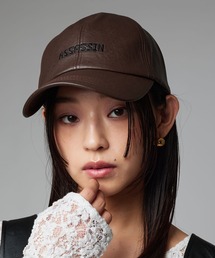 Narcissus | 刺繍ロゴレザーキャップ(キャップ)