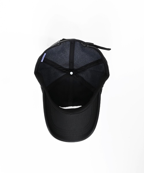 Narcissus(ナルシス)の「刺繍ロゴレザーキャップ(キャップ・レディース・ブラック/ブラウン・FREE)」の3枚目の写真