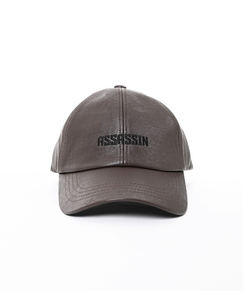 Narcissus(ナルシス)の「刺繍ロゴレザーキャップ(キャップ・レディース・ブラック/ブラウン・FREE)」の6枚目の写真