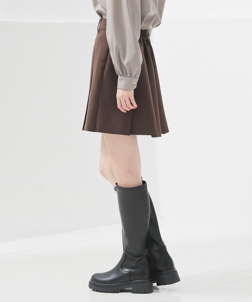 Honeys（ハニーズ）の「ミニプリーツスカート（スカート・レディース・ブラウン/ヘザーチャコール/ブラック/杢グレー・L/SS/S/M/LL）」の22枚目の写真