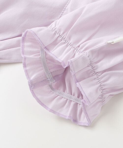 SLAP SLIP BABY（スラップスリップベビー）の「【お揃い】スカラップチュールスカートドッキングワンピース+ブルマセットアップベビー(70~80cm)（その他ベビーウェア・キッズ・オフホワイト/ピンク・FREE）」の15枚目の写真