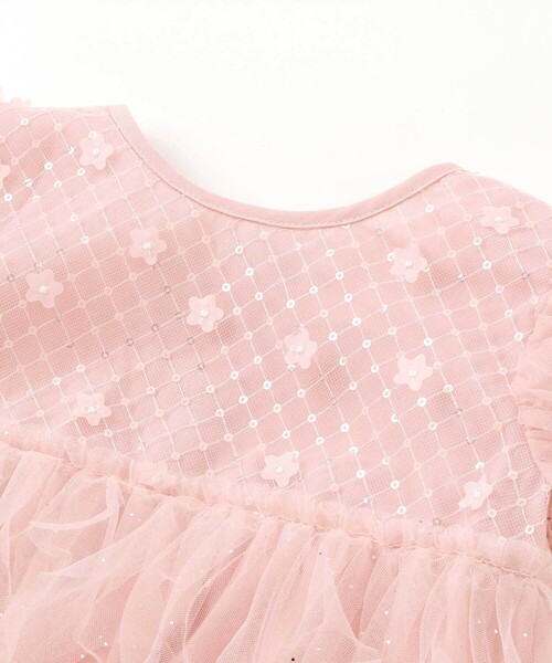 SLAP SLIP BABY（スラップスリップベビー）の「【お揃い】スカラップチュールスカートドッキングワンピース+ブルマセットアップベビー(70~80cm)（その他ベビーウェア・キッズ・オフホワイト/ピンク・FREE）」の21枚目の写真