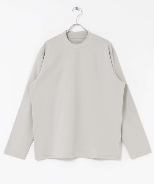 高級シルケット織　あづち第一集 セール】LIFE STYLE TAILOR シルケットポンチストレッチ長袖Tシャツ