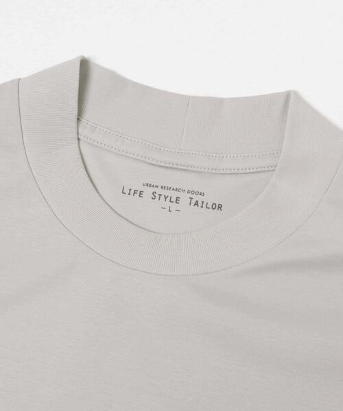 URBAN RESEARCH DOORS（アーバンリサーチドアーズ）の「LIFE STYLE TAILOR　シルケットポンチストレッチ長袖Tシャツ（シャツ/ブラウス・メンズ・チャコールグレー/ホワイト/ライトグレー・MEDIUM/LARGE/X-LARGE）」の22枚目の写真