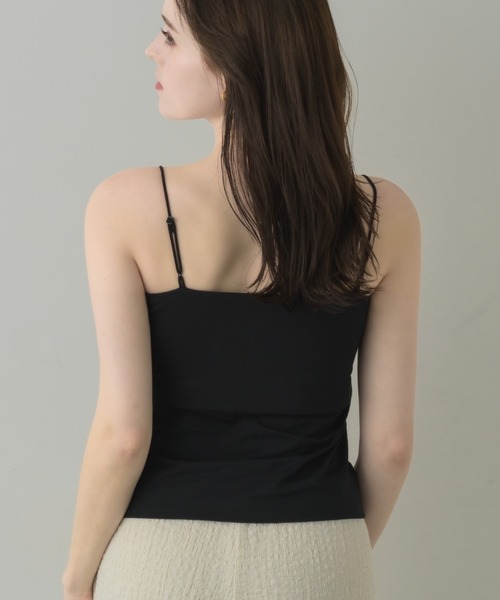 muku（ムク）の「【お客様のお声をもとに改良したNew ver.が新登場！！】THIN STRING CAMISOLE/ in bra（キャミソール・レディース・ブラック/ホワイト・LARGE/MEDIUM/SMALL）」の13枚目の写真