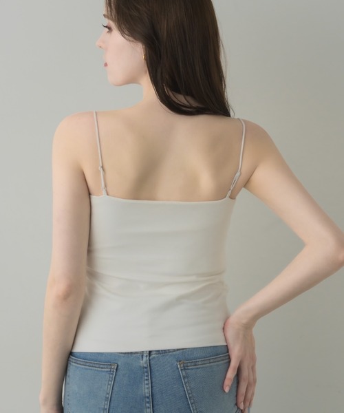 muku（ムク）の「【お客様のお声をもとに改良したNew ver.が新登場！！】THIN STRING CAMISOLE/ in bra（キャミソール・レディース・ブラック/ホワイト・LARGE/MEDIUM/SMALL）」の18枚目の写真