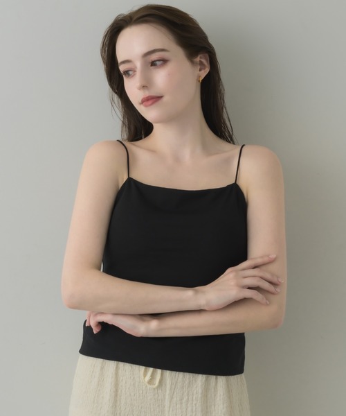 muku（ムク）の「【お客様のお声をもとに改良したNew ver.が新登場！！】THIN STRING CAMISOLE/ in bra（キャミソール・レディース・ブラック/ホワイト・LARGE/MEDIUM/SMALL）」の19枚目の写真