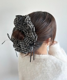 apres jour | 【apres jour×ARIAZ】細リボンチェックシュシュ(シュシュ)