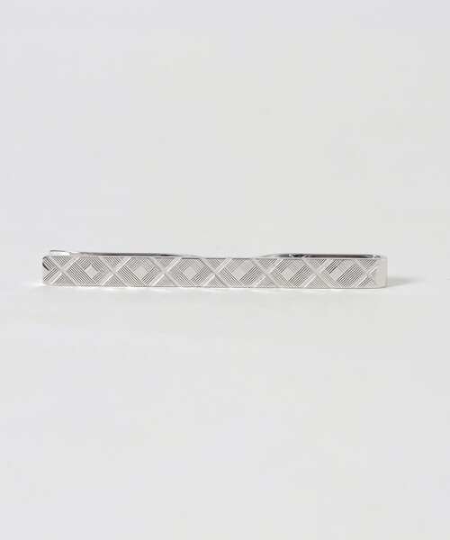 リバーシブルオールダイヤカットタイバー（ネクタイピン）｜BLACK