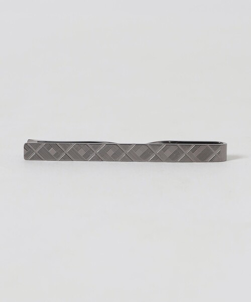 リバーシブルオールダイヤカットタイバー（ネクタイピン）｜BLACK