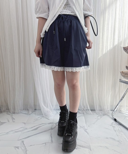 frunco(フランコ)の「【ZOZO限定】レース付きスエットハーフパンツ(その他パンツ・レディース・ネイビー/グレー・MEDIUM)」の13枚目の写真