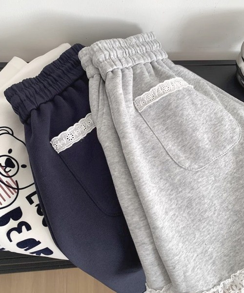 frunco(フランコ)の「【ZOZO限定】レース付きスエットハーフパンツ(その他パンツ・レディース・ネイビー/グレー・MEDIUM)」の22枚目の写真