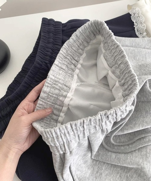 frunco(フランコ)の「【ZOZO限定】レース付きスエットハーフパンツ(その他パンツ・レディース・ネイビー/グレー・MEDIUM)」の8枚目の写真