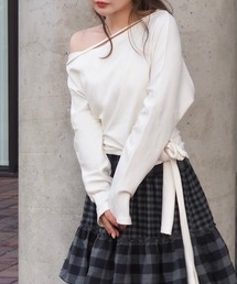 2way side tie tops /2wayサイドタイトップス